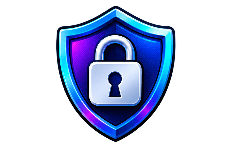 Secure checkout shield icon