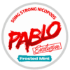 Pablo Frosted Mint 50 mg nicotine pouches tin