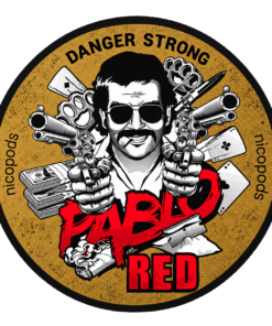 Pablo Red 24 mg nicotine pouches tin