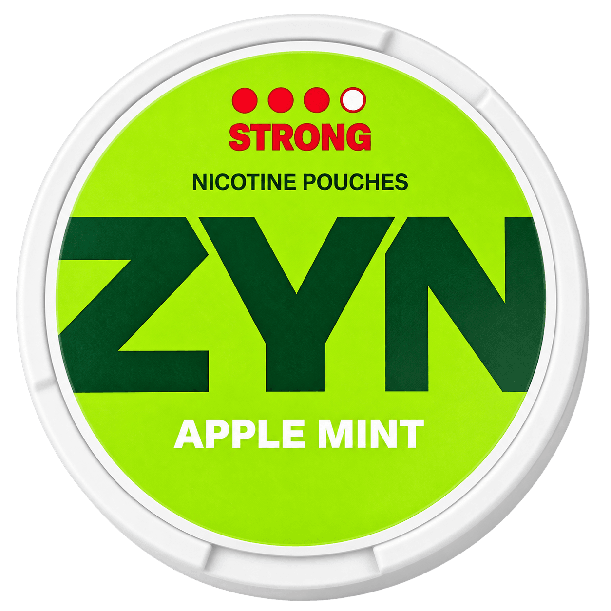 Zyn Apple Mint 11 mg nicotine pouches tin