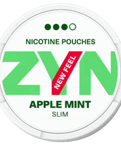 Zyn Apple Mint 9 mg nicotine pouches tin