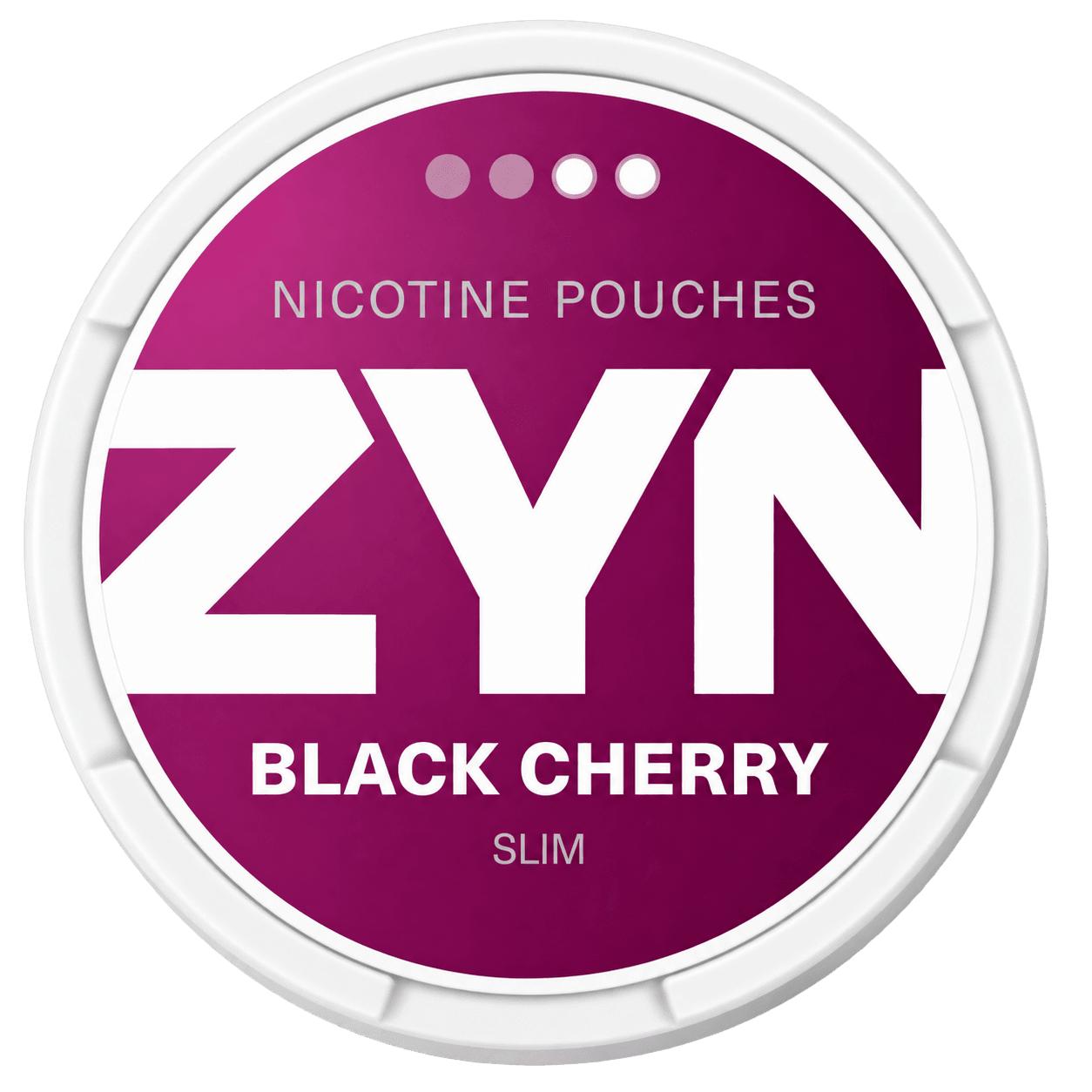 Zyn Black Cherry 6 mg nicotine pouches tin
