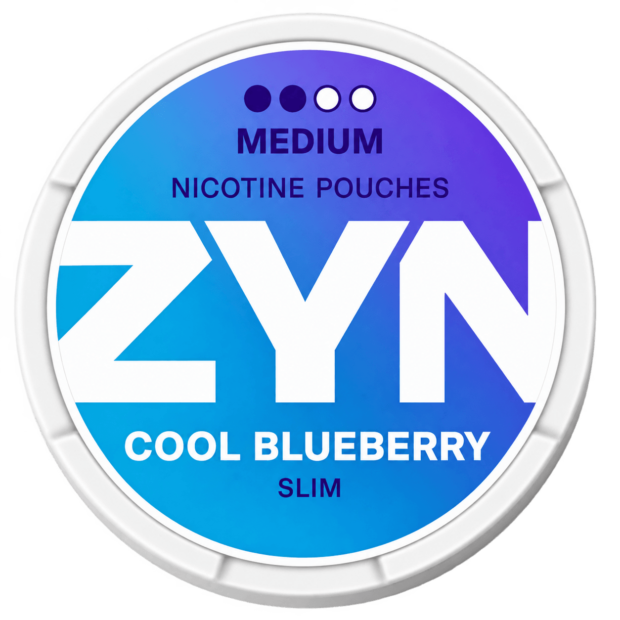 Zyn Cool Blueberry 11 mg nicotine pouches tin