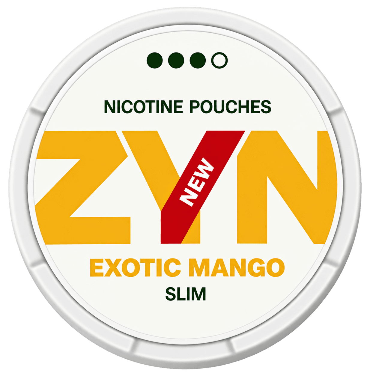 Zyn Exotic Mango 9 mg nicotine pouches tin