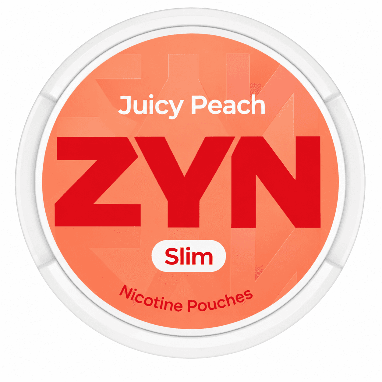 Zyn Juicy Peach 11 mg nicotine pouches tin