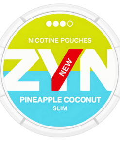 Zyn Pineapple Coconut 9 mg nicotine pouches tin