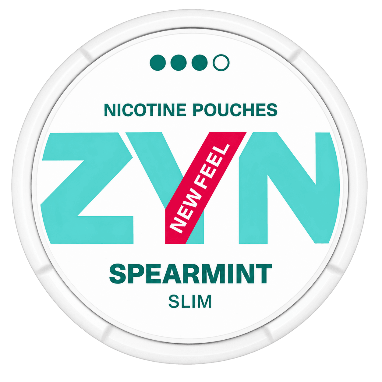 Zyn Spearmint 9 mg nicotine pouches tin