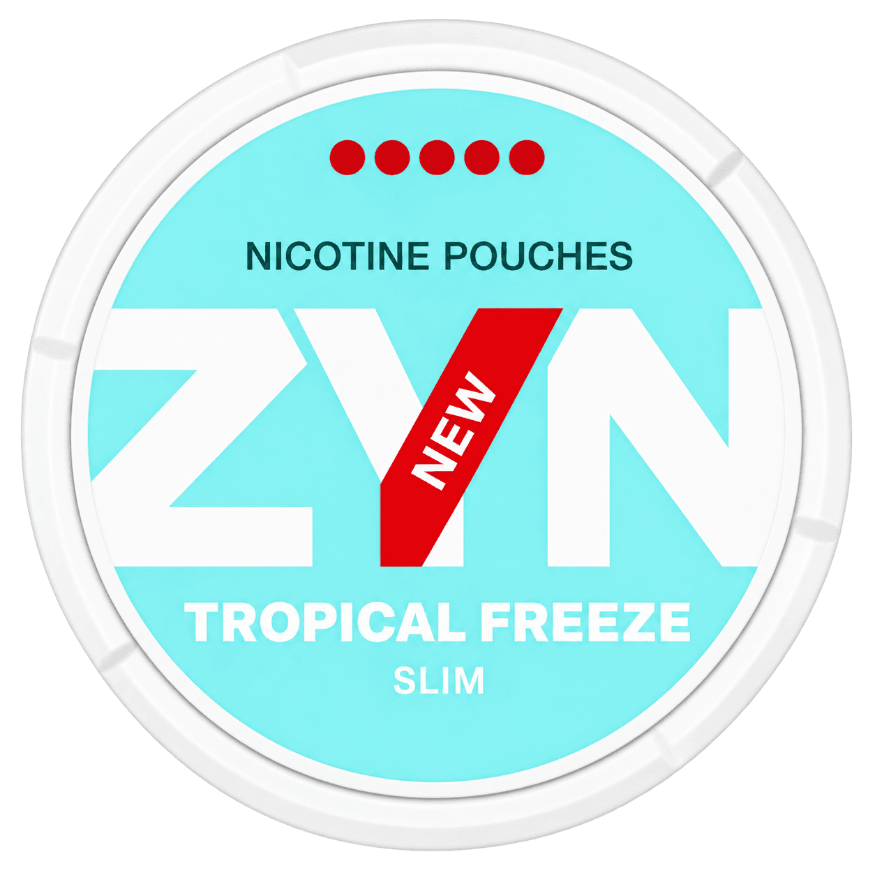 Zyn Tropical Freeze 15 mg nicotine pouches tin